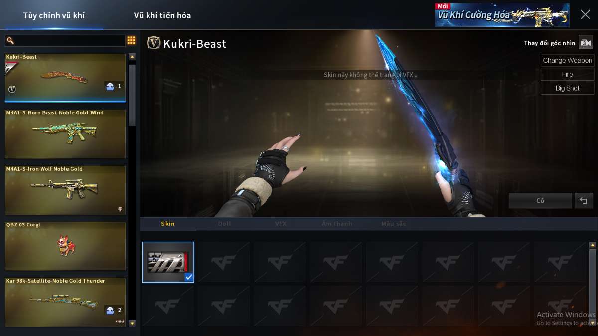 shop acc cf uy tin gia re